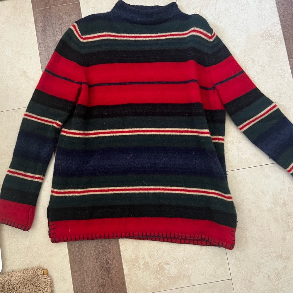 Polo by Ralph Lauren Multicolor Striped Turtleneck Sweater